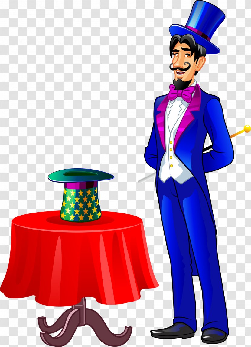 Illusionist Royalty-free Clip Art - Fictional Character - Magician Transparent PNG