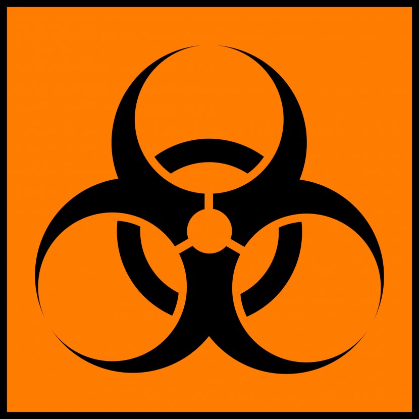 Anthrax Biological Hazard Safety Toxin Agent - Pumpkin - Biohazard Transparent PNG