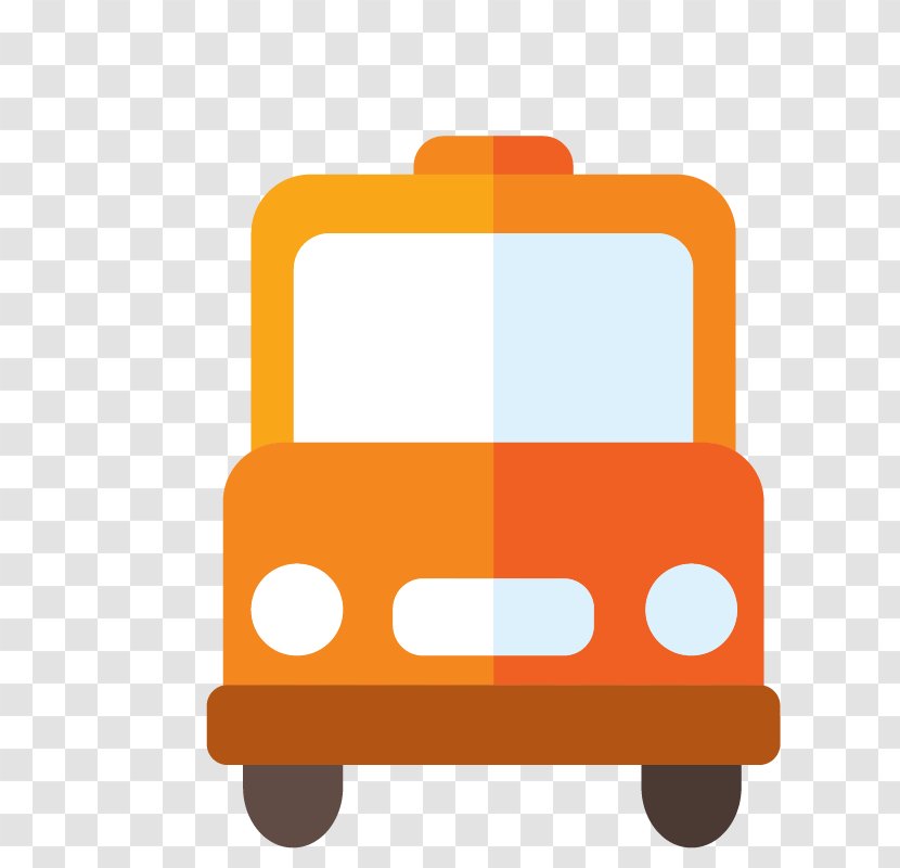 Sydney Car Truck Transport - Orange - Bus Transparent PNG