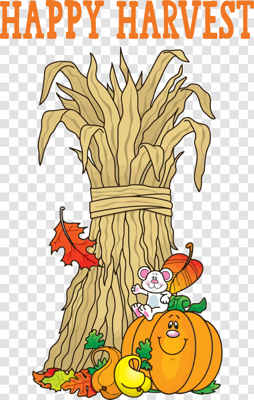 Happy Harvest Autumn Thanksgiving Transparent PNG