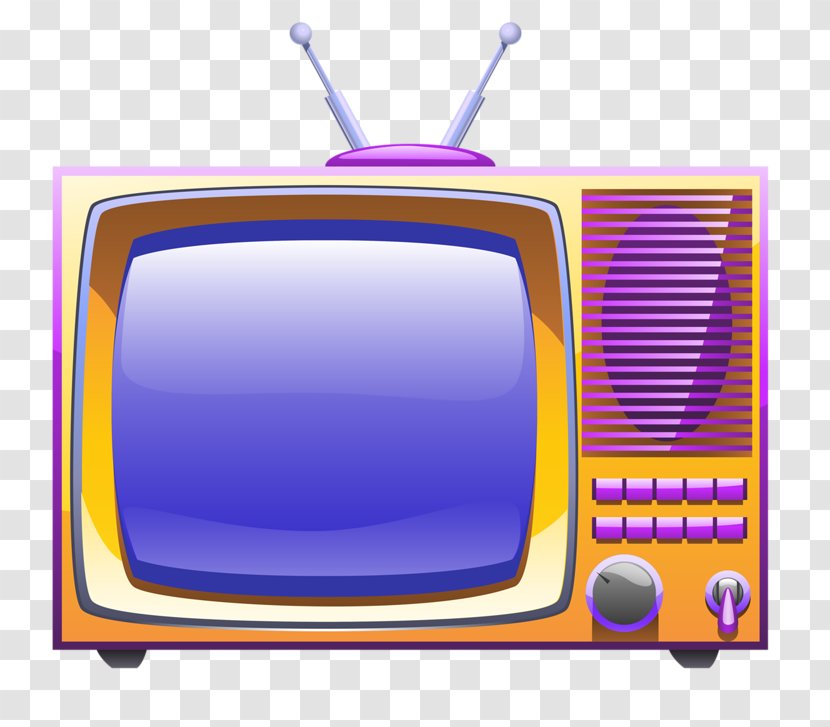 Television Set Cartoon Broadcasting Illustration - Rectangle - TV Transparent PNG
