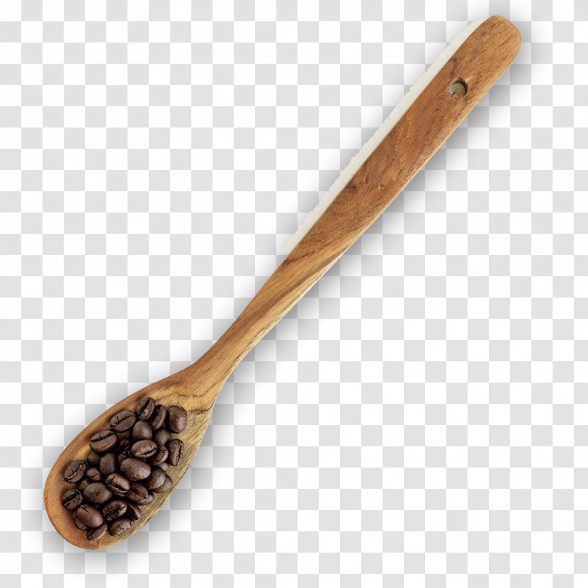 Tea Cafe Wooden Spoon Coffee Bean - And Beans Transparent PNG