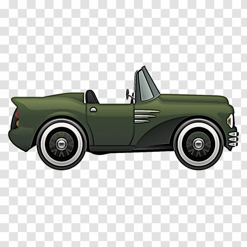 Land Vehicle Car Classic Vintage - Convertible - Model Transparent PNG