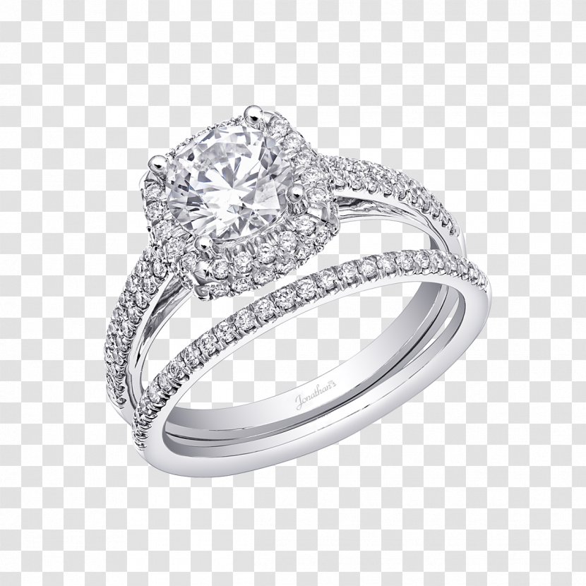 Engagement Ring Diamond Cut Wedding - Solitaire - On The Transparent PNG