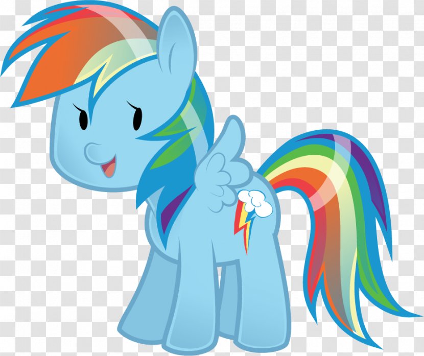 Pony Rainbow Dash Drawing Animated Cartoon - Vertebrate - Horse Transparent PNG