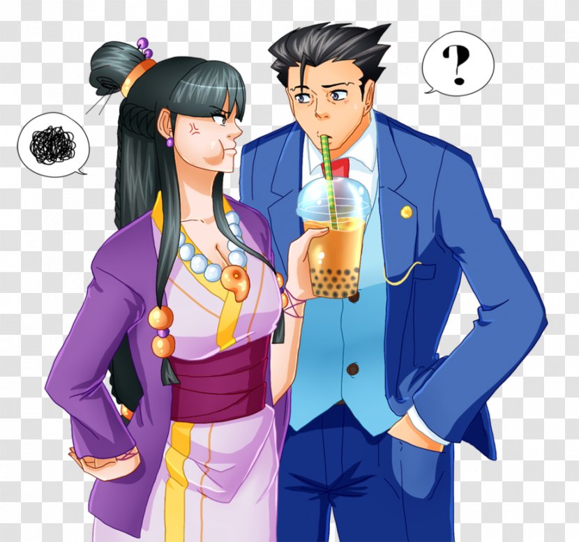 Bubble Tea Phoenix Wright: Ace Attorney Fan Art - Flower Transparent PNG