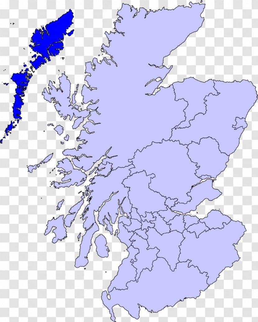 Outer Hebrides East Lothian Edinburgh Inner British Isles - Scottish Highlands - Map Transparent PNG