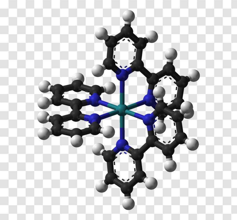 Coordination Complex Phenanthroline Ferroin Tris(bipyridine)ruthenium(II) Chloride - Chemistry - Photosynthesis Animation Kids Transparent PNG
