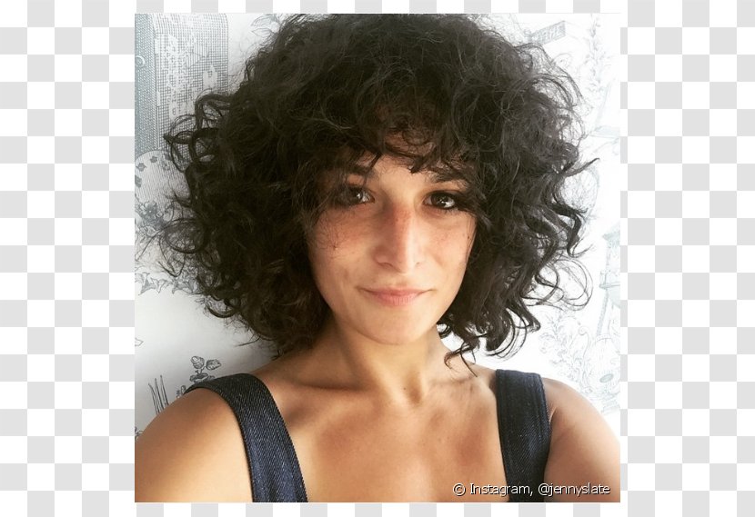 Jenny Slate Bangs Hairstyle Capelli - Glamour - Hair Transparent PNG