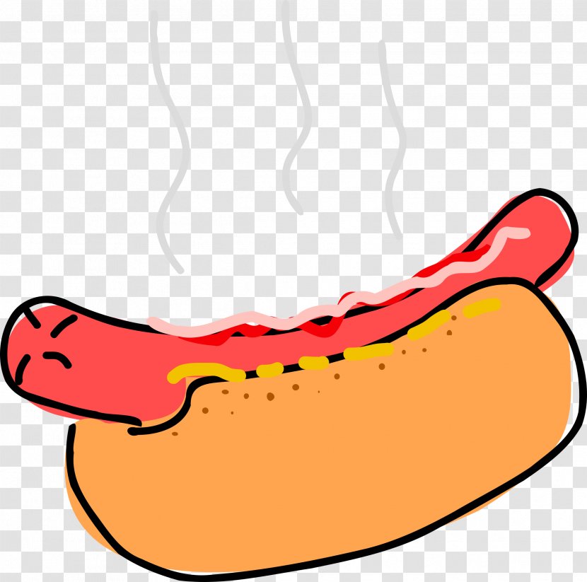 Hot Dog Pizza Fast Food Junk Clip Art - Heart - Hotdog Transparent PNG