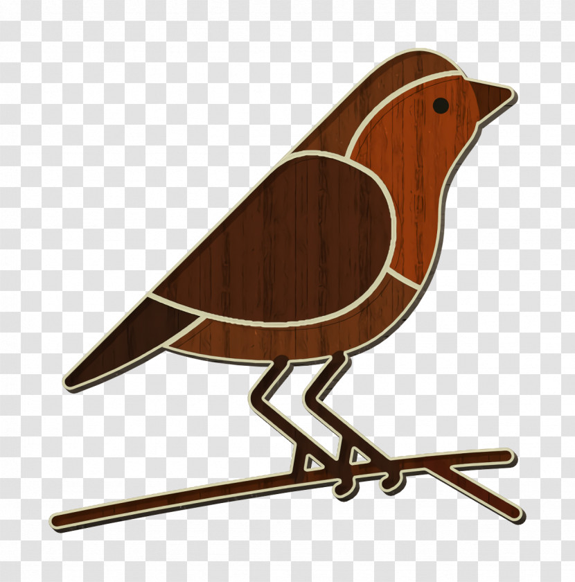 Bird Icon Robin Icon Autumn Icon Transparent PNG