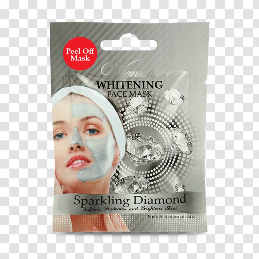 Mask Blindfold Face Facial Exfoliation - Cheek - Sparkling Diamond Transparent PNG