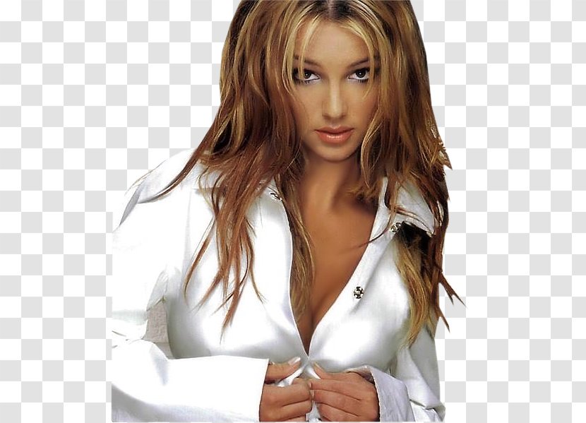 Britney Spears Hairstyle Brown Hair Human Color - Heart Transparent PNG