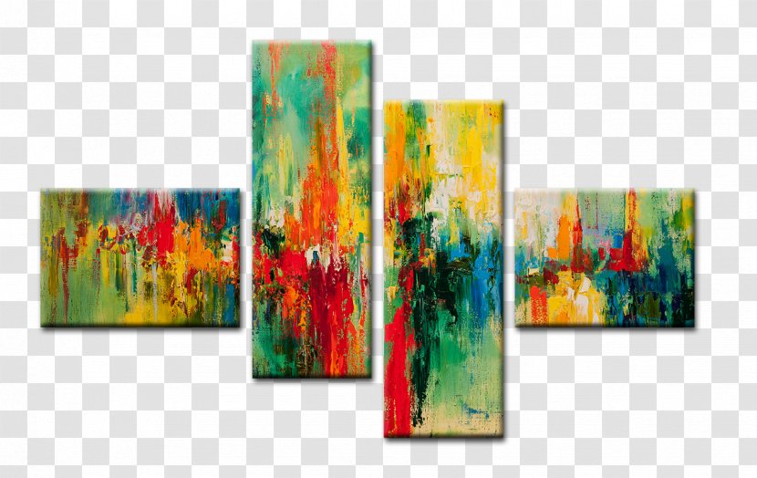 Painting Art Triptych Canvas - Mural Transparent PNG