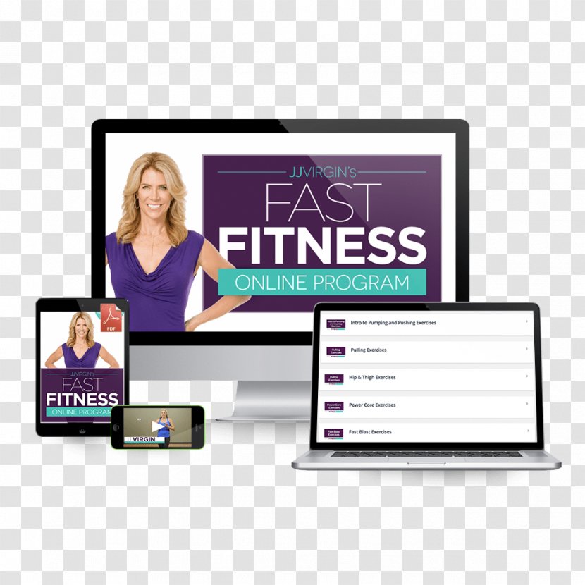 Logo Multimedia Display Advertising Computer Device - Fitness Program Transparent PNG