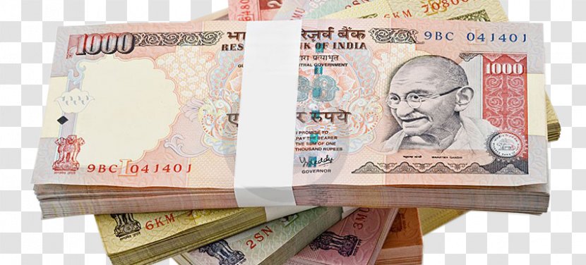 Indian Rupee Sign 2016 Banknote Demonetisation - Saving - Money Exchange Transparent PNG