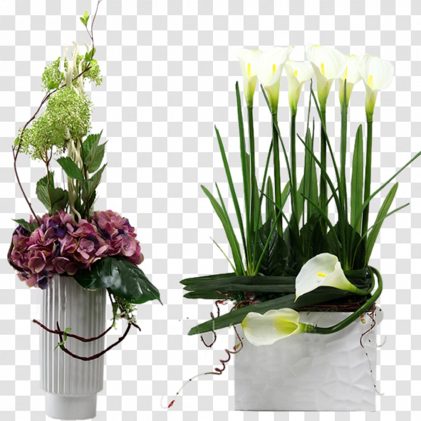 Flower Bouquet Vase - Designer Transparent PNG