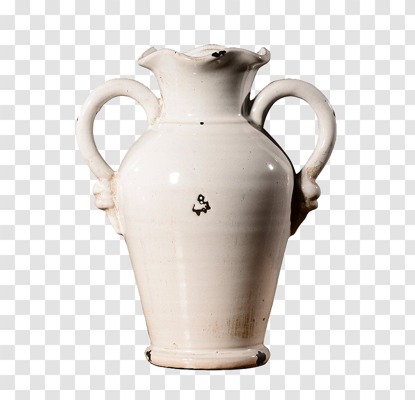 Vase Jug - Urn - Ears White Material Transparent PNG