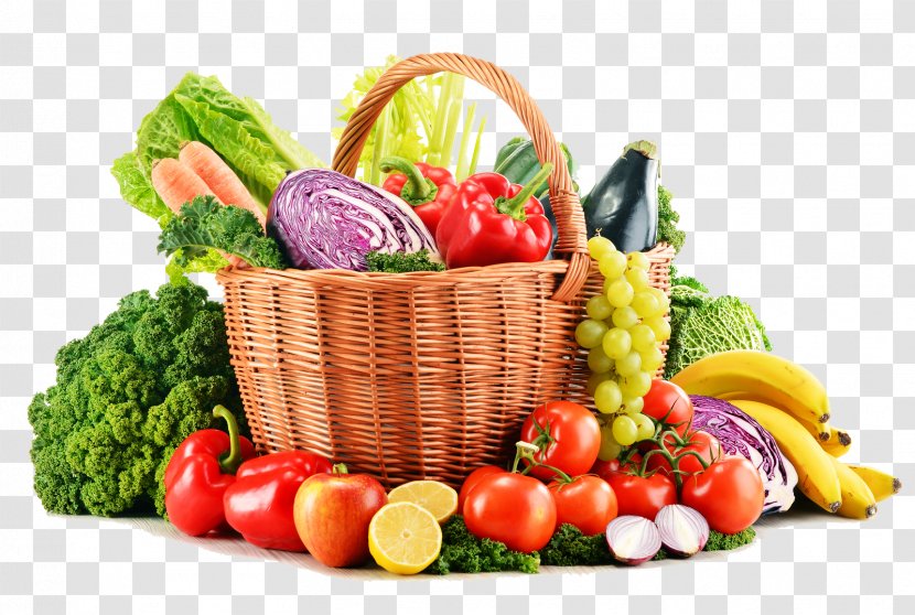 Organic Food Juice Vegetable Fruit Basket - Photos Transparent PNG