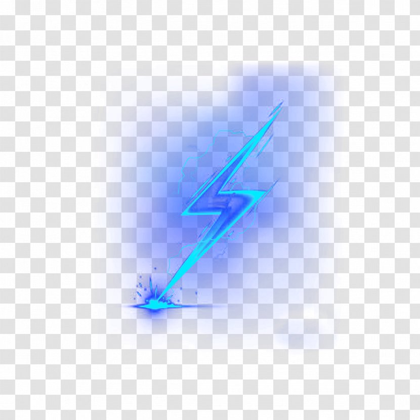 Download Cartoon Wallpaper - Triangle - Blue Lightning Transparent PNG
