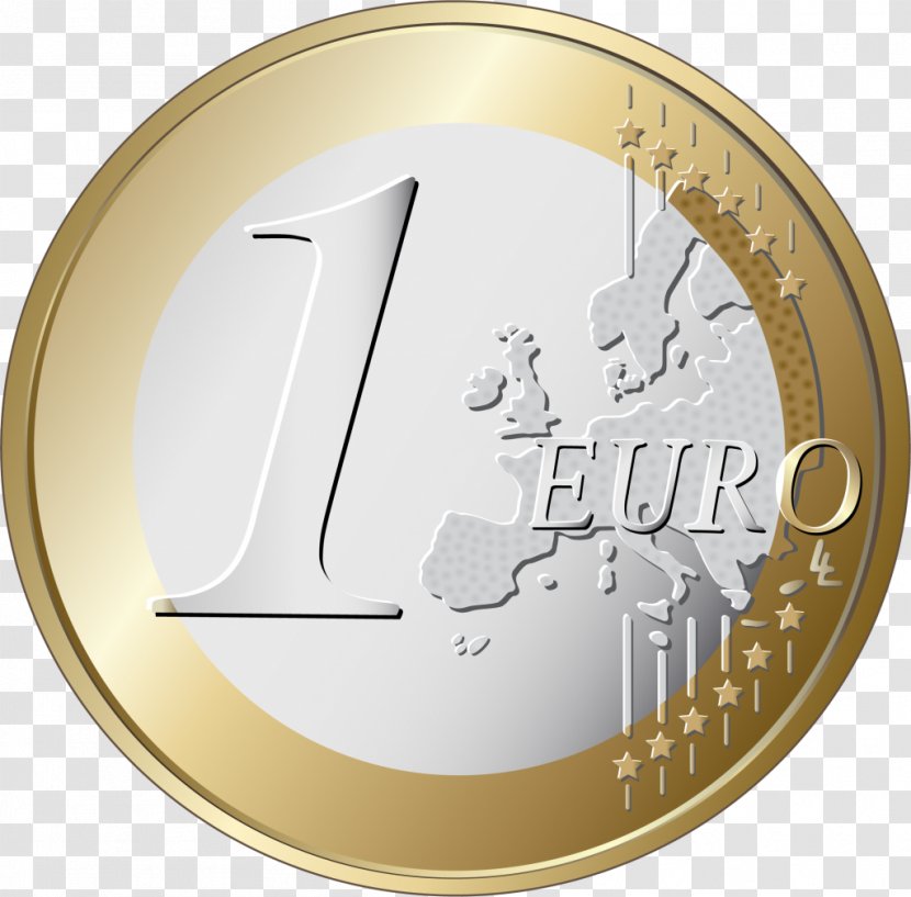 1 Euro Coin Coins 2 Transparent PNG