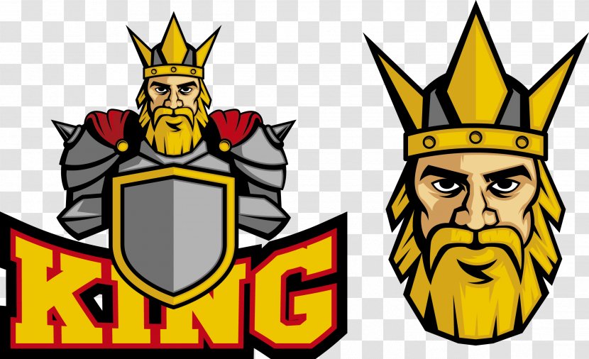Logo King Download - Yellow - European-style Hand-painted Flat Royalty Avatar Transparent PNG