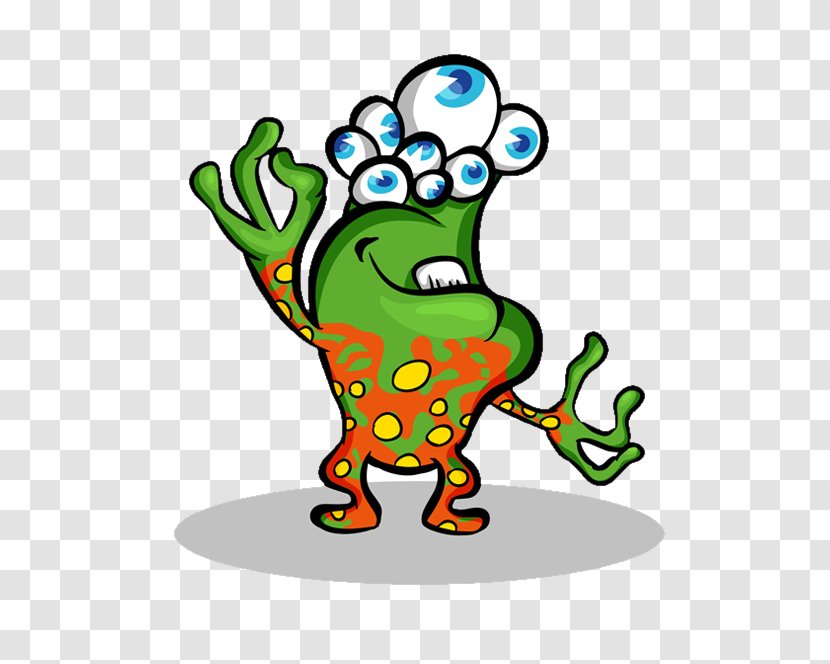 Cartoon Monster - Toad - Alien Picture Material Transparent PNG