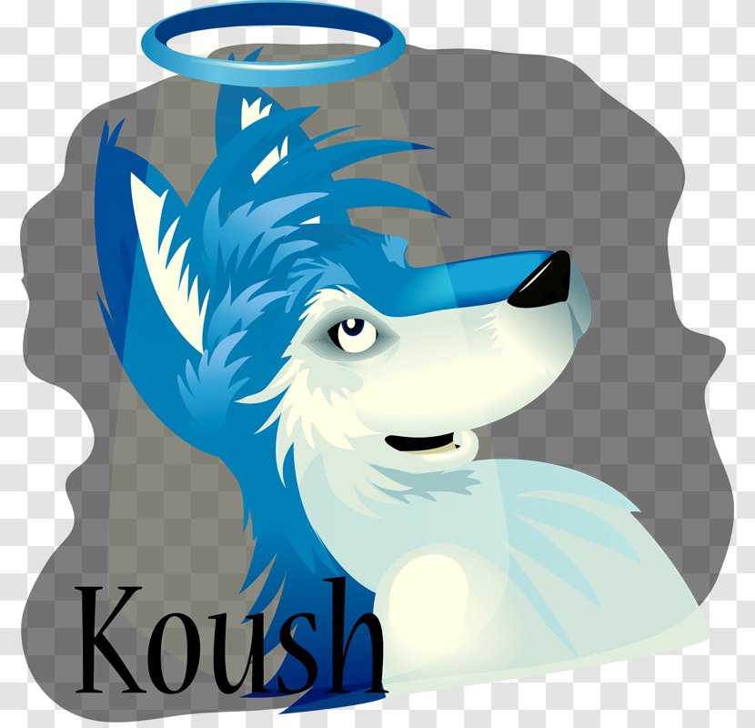 Canidae Dog Character Clip Art - Blue Transparent PNG