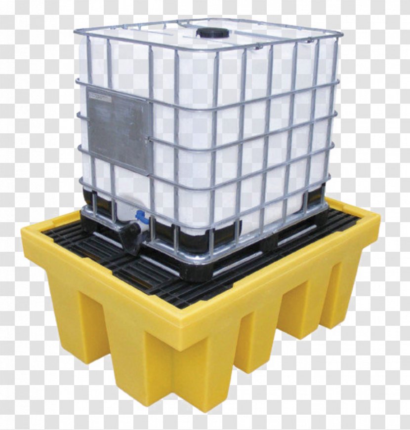 Intermediate Bulk Container Bunding Spill Pallet Drum Containment - Polyethylene Transparent PNG