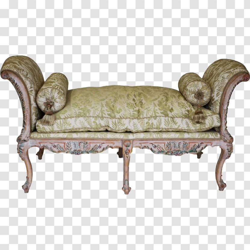Table Furniture Chaise Longue Couch Chair - Louis Xvi Style - BENCHES Transparent PNG