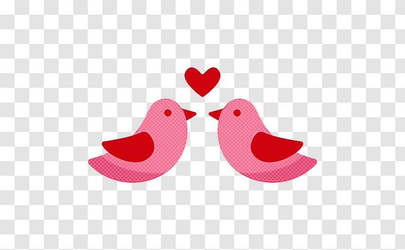 Birds Beak Water Bird Heart M-095 Transparent PNG