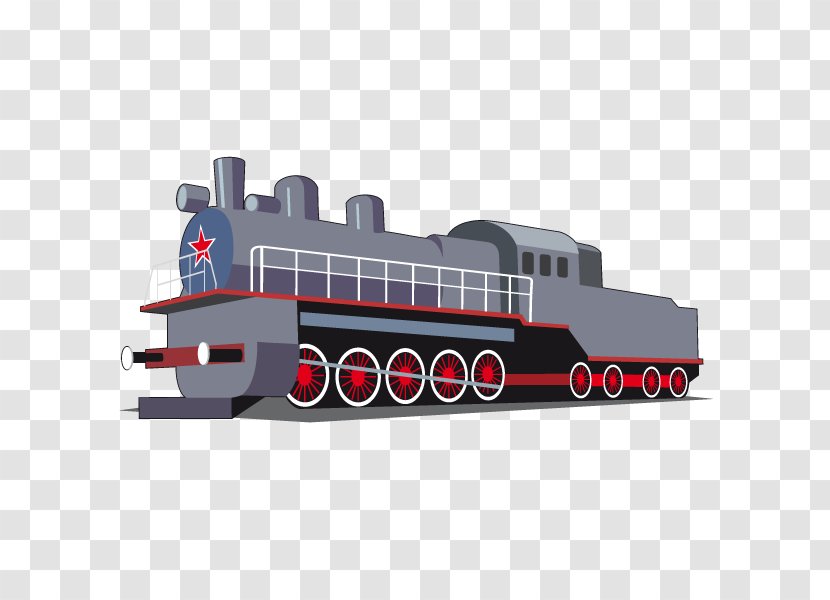 Train Rail Transport Railroad Car Steam Locomotive - Email - Tren Transparent PNG