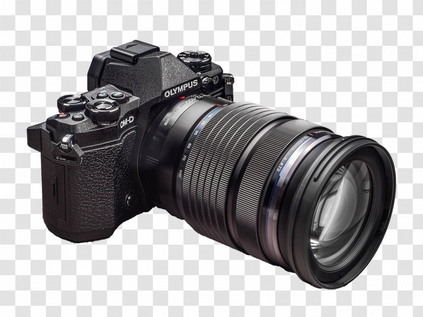 Digital SLR Olympus OM-D E-M5 Mark II E-M10 Camera Lens - Cameras Optics Transparent PNG