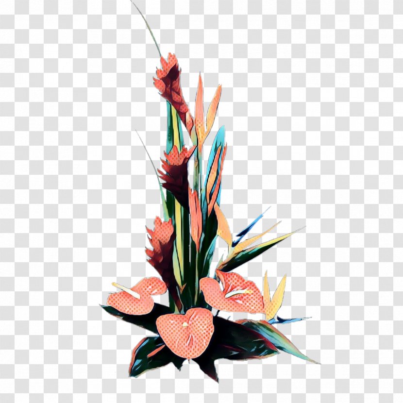 Floral Design Cut Flowers Vase Artificial Flower - Anthurium Transparent PNG