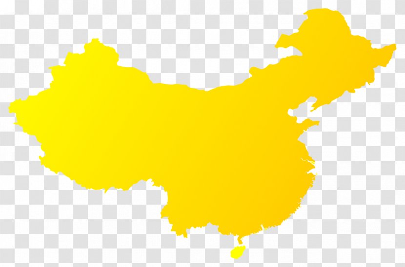 Flag Of China Map Taiwan - Blank - Vector Transparent PNG