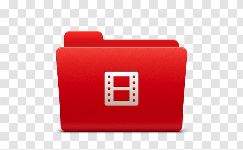 Brand Red Rectangle - Frame - Folder Video Transparent PNG