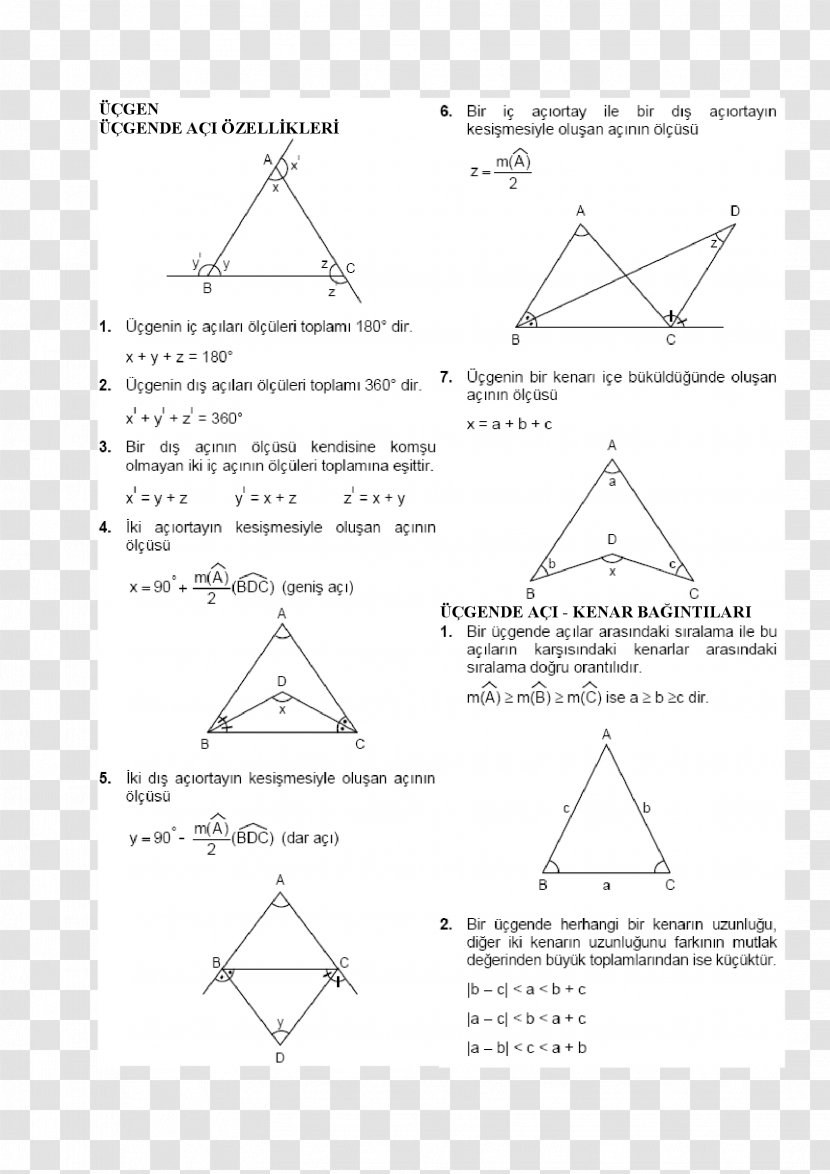 Equilateral Triangle Euclidean Geometry - Isosceles Transparent PNG