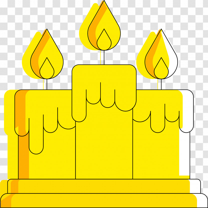 Christmas Candle Transparent PNG