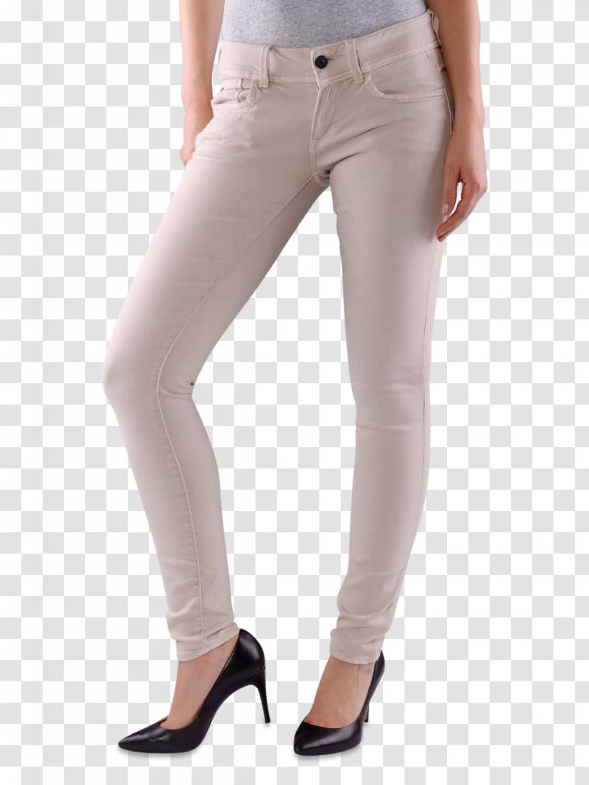 Jeans Denim Waist Leggings - Watercolor - Ladies Transparent PNG