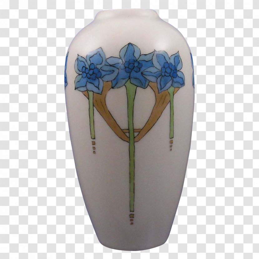 Ceramic Vase Urn Flowerpot Artifact - Cobalt Blue Transparent PNG