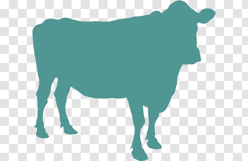 Angus Cattle Beef Livestock Clip Art - Animal Silhouettes Transparent PNG