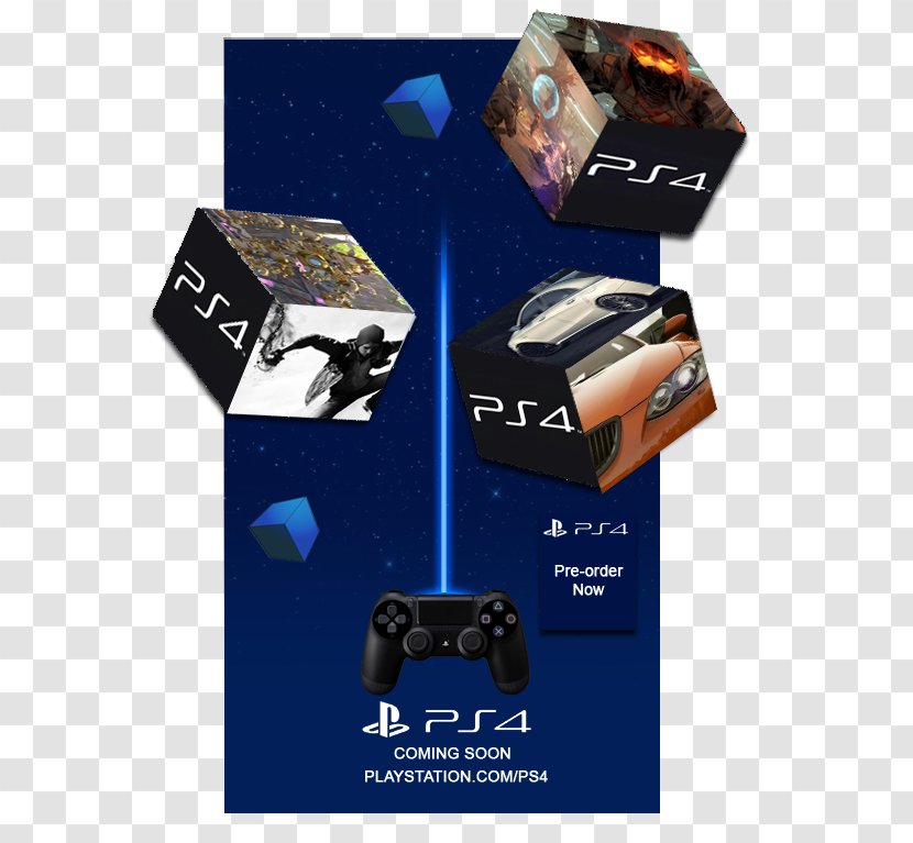 Brand Cobalt Blue - Playstation 4 - Design Transparent PNG