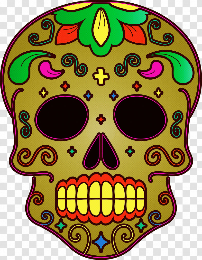 Calavera Day Of The Dead Día De Muertos Transparent PNG