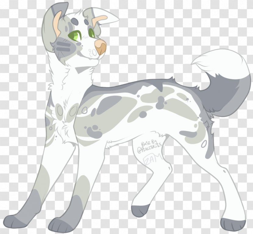 Cat Dog Breed Paw Horse - Like Mammal - Border Collie Husky Mix Transparent PNG