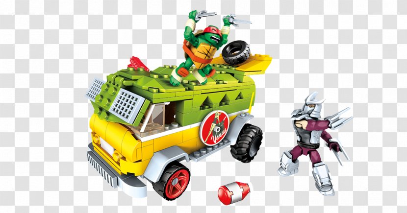 Shredder Mega Bloks Teenage Mutant Ninja Turtles Party Wagon Brands Toy - Green Pathogen Transparent PNG