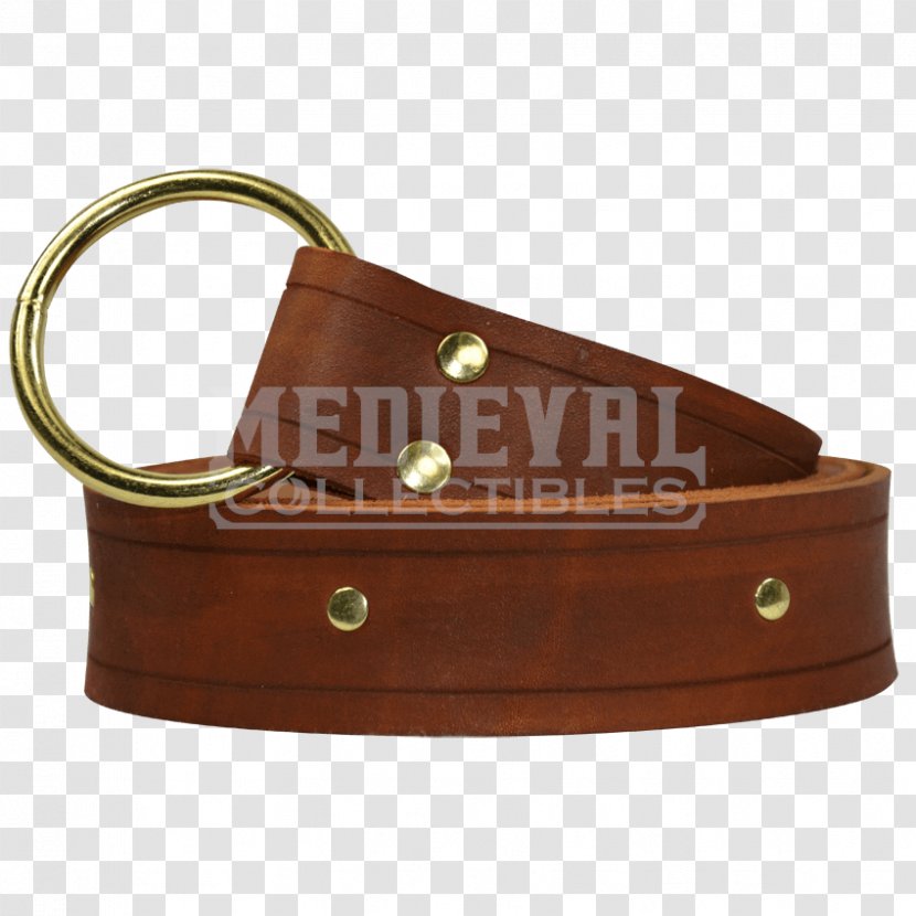 Belt Buckles Strap - Leather - Simple Ring Transparent PNG