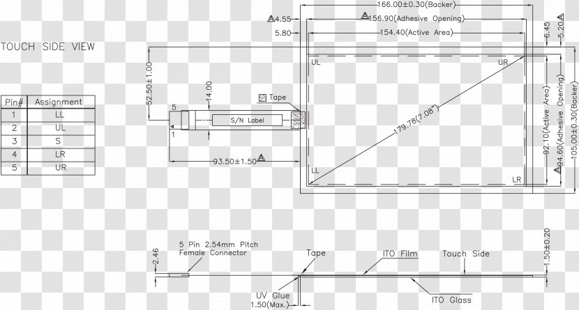 Drawing Line - Glass Display Panels Transparent PNG