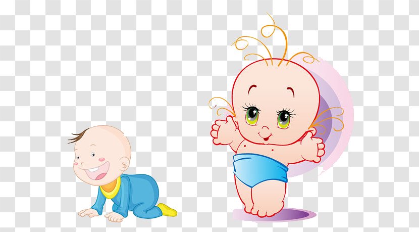 Infant Cartoon Cuteness Clip Art - Heart - Baby Transparent PNG