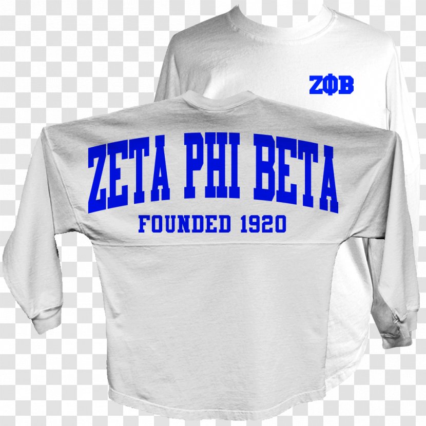 T-shirt Zeta Phi Beta Alpha Sports Fan Jersey - Delta Sigma Theta Transparent PNG