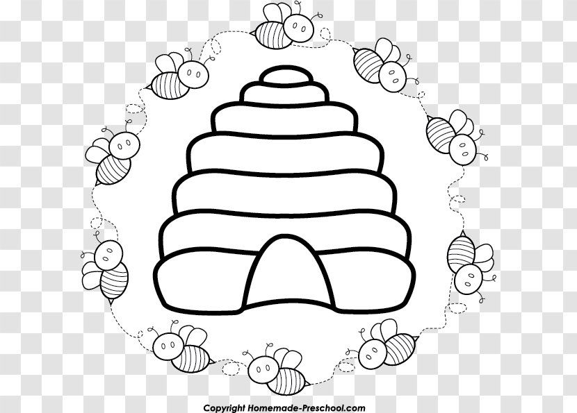 Bee Drawing Coloring Book Line Art Clip - Monochrome - Cute Transparent PNG